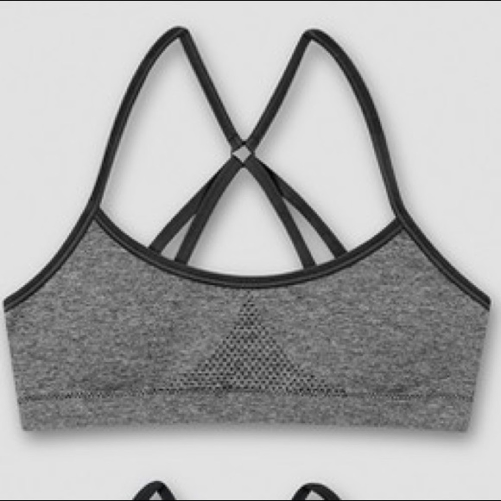 Hanes Girls seamless racer back bra L